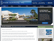 Tablet Screenshot of kurodaautobody.com